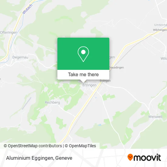 Aluminium Eggingen map