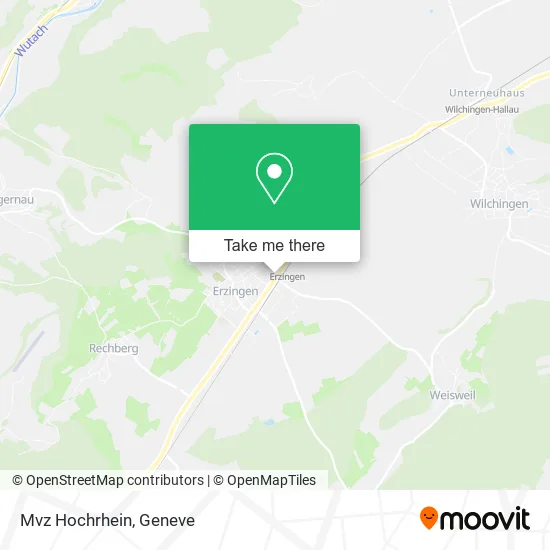 Mvz Hochrhein map