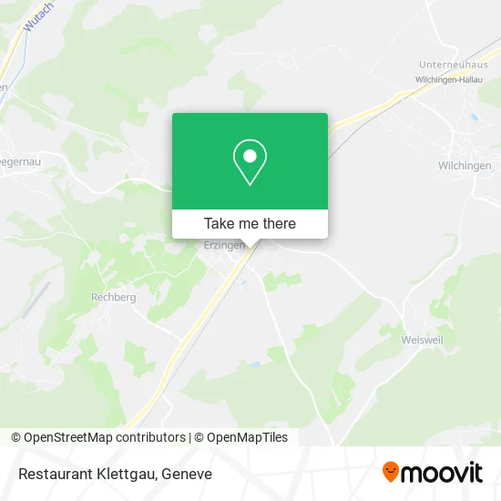 Restaurant Klettgau map