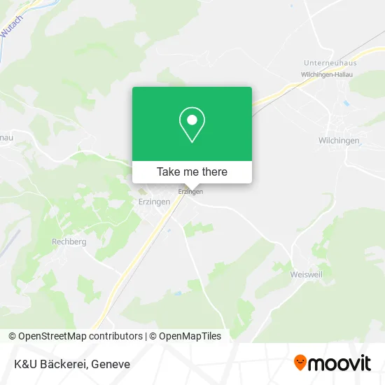 K&U Bäckerei map
