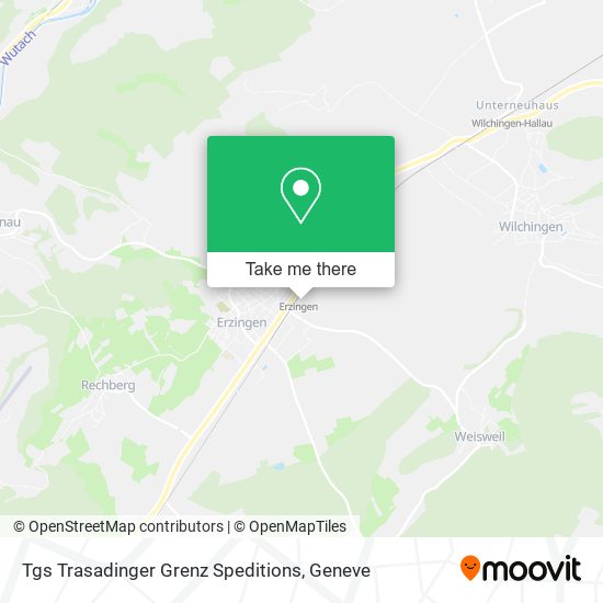 Tgs Trasadinger Grenz Speditions map