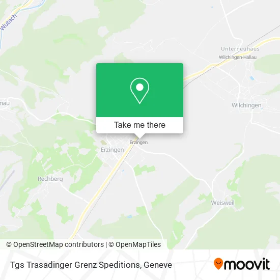 Tgs Trasadinger Grenz Speditions map