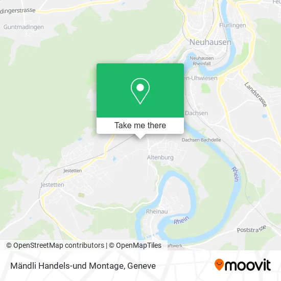 Mändli Handels-und Montage map