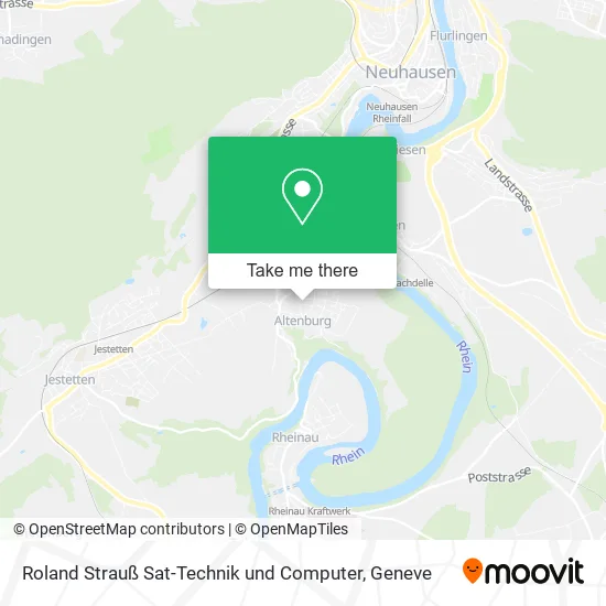 Roland Strauß Sat-Technik und Computer map