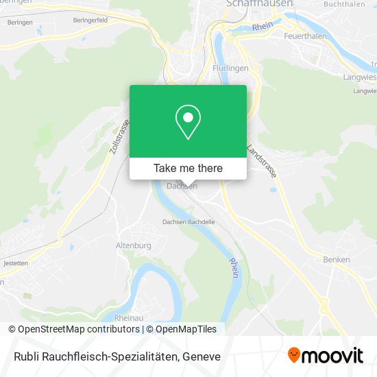 Rubli Rauchfleisch-Spezialitäten map
