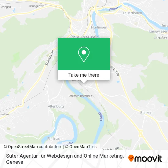 Suter Agentur für Webdesign und Online Marketing map