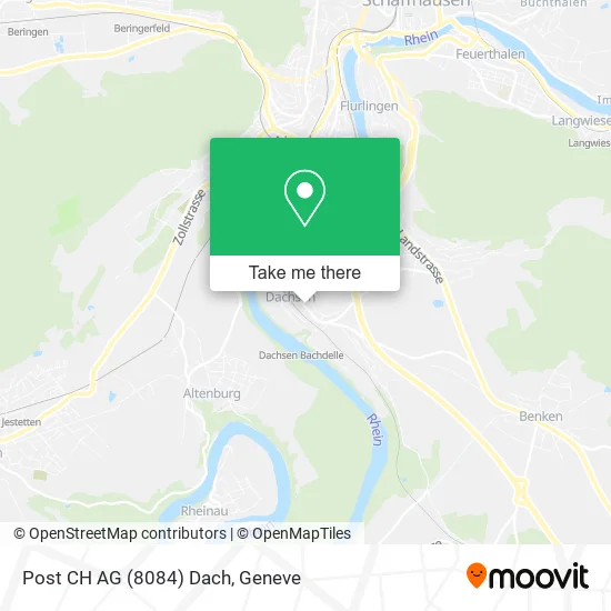 Post CH AG (8084) Dach map