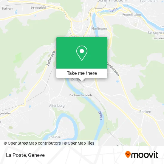 La Poste map