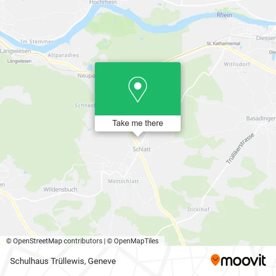 Schulhaus Trüllewis map