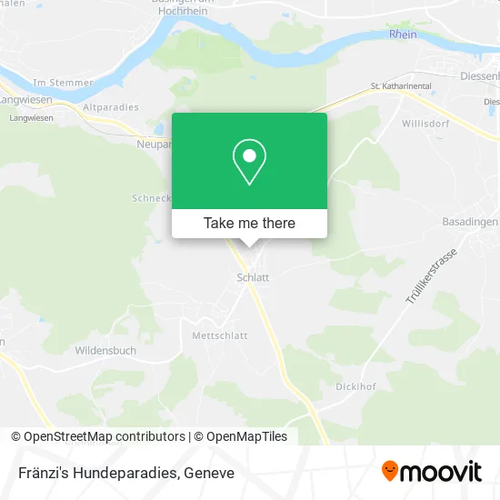 Fränzi's Hundeparadies map