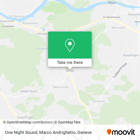 One Night Sound, Marco Andrighetto map