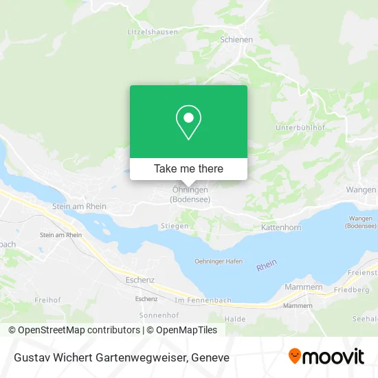 Gustav Wichert Gartenwegweiser map