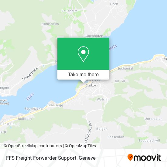 FFS Freight Forwarder Support map