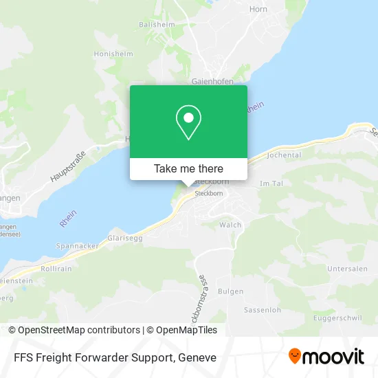 FFS Freight Forwarder Support map