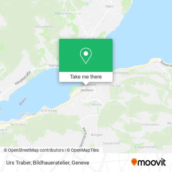 Urs Traber, Bildhaueratelier map