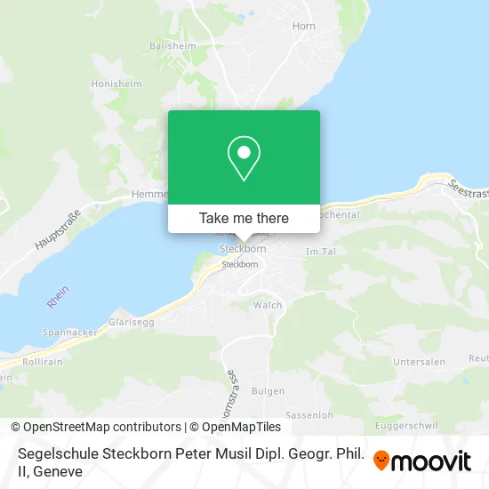 Segelschule Steckborn Peter Musil Dipl. Geogr. Phil. II map