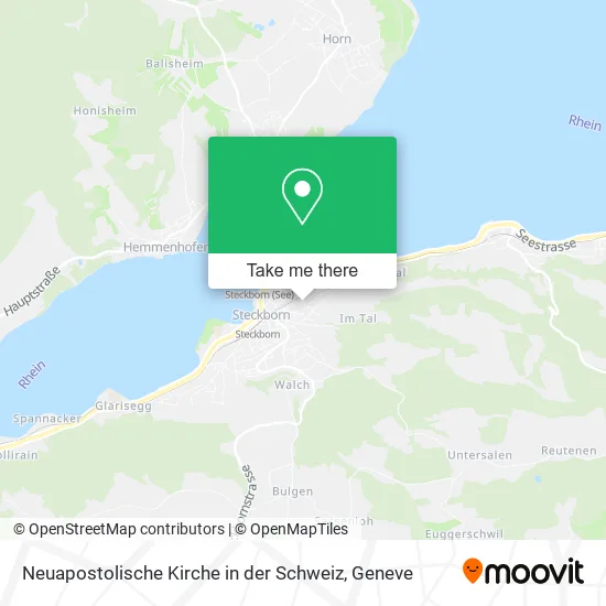 Neuapostolische Kirche in der Schweiz map