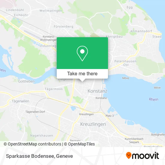 Sparkasse Bodensee map