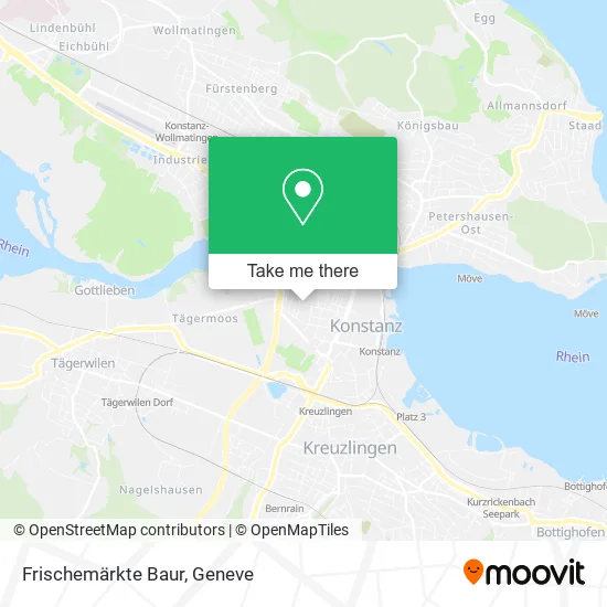 Frischemärkte Baur map