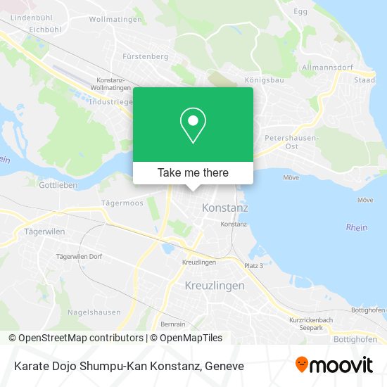 Karate Dojo Shumpu-Kan Konstanz map