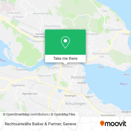 Rechtsanwälte Baiker & Partner map