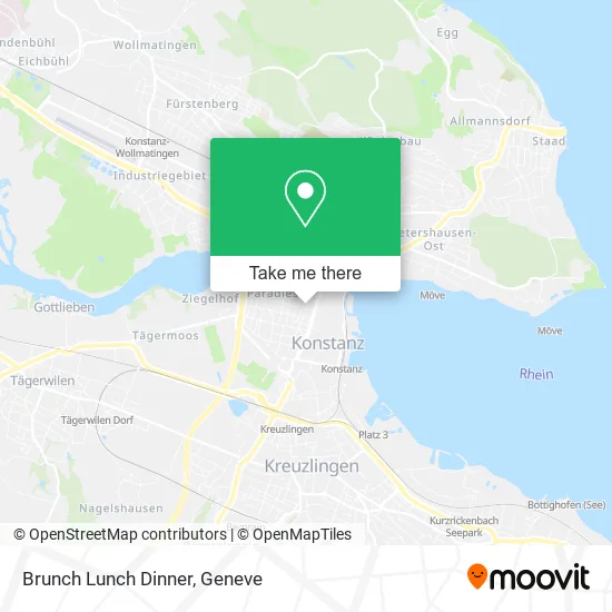 Brunch Lunch Dinner map