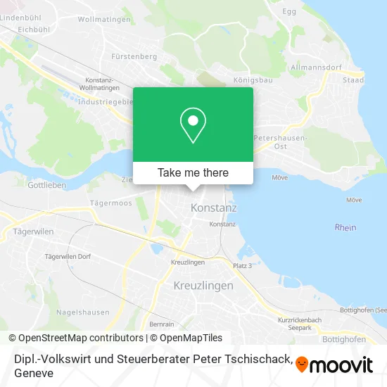 Dipl.-Volkswirt und Steuerberater Peter Tschischack map