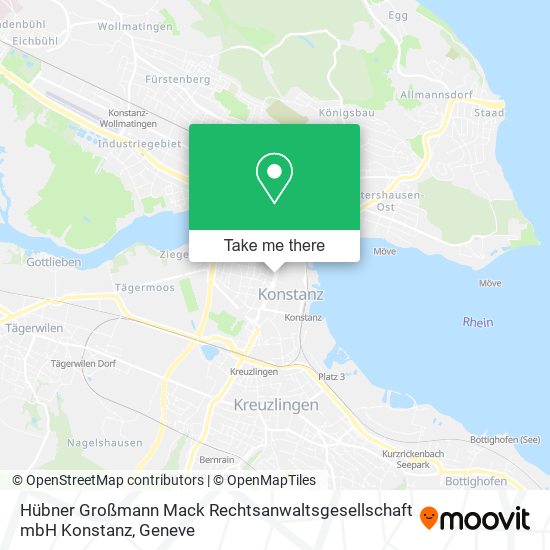Hübner Großmann Mack Rechtsanwaltsgesellschaft mbH Konstanz map