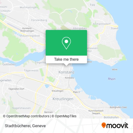 Stadtbücherei map