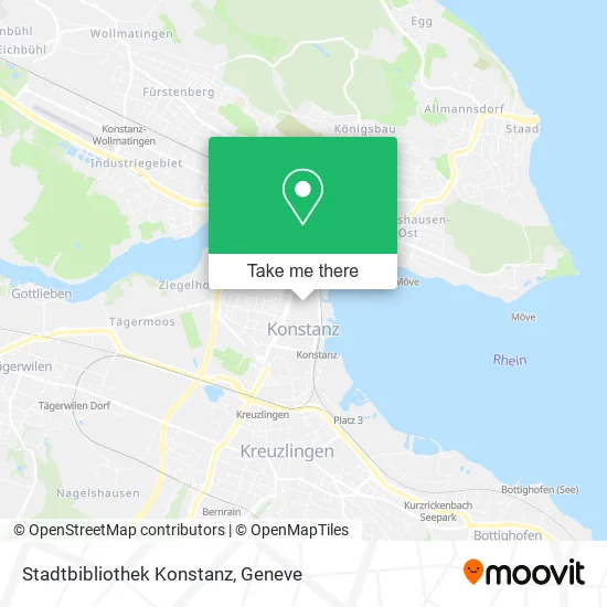 Stadtbibliothek Konstanz map