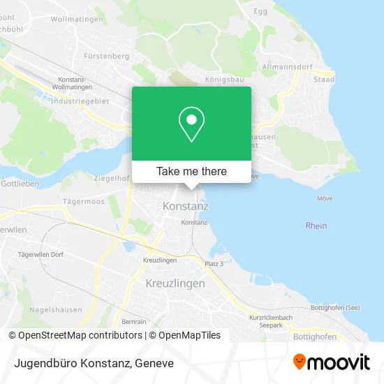 Jugendbüro Konstanz map