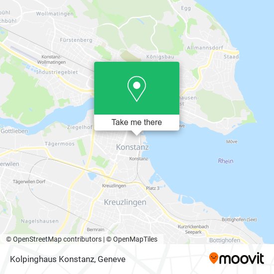 Kolpinghaus Konstanz map