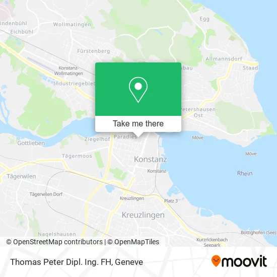 Thomas Peter Dipl. Ing. FH map