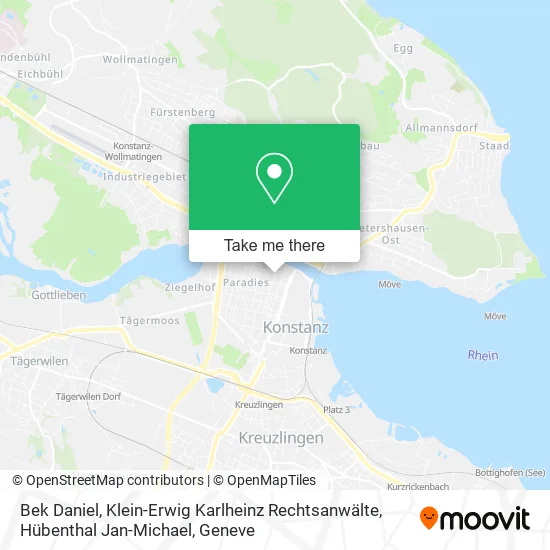 Bek Daniel, Klein-Erwig Karlheinz Rechtsanwälte, Hübenthal Jan-Michael map