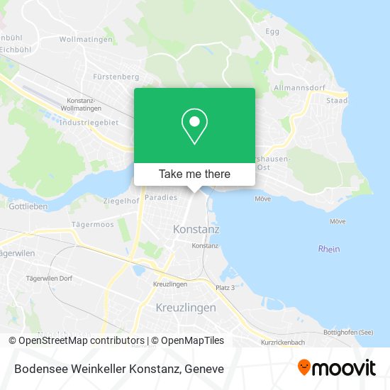 Bodensee Weinkeller Konstanz map
