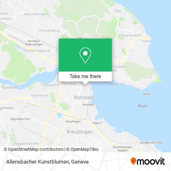 Allensbacher Kunstblumen map