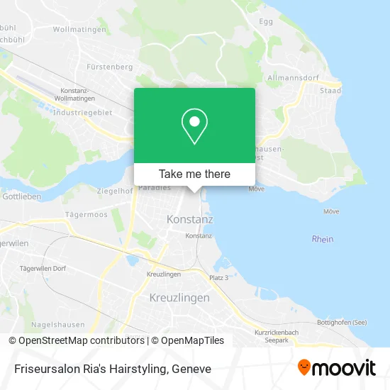 Friseursalon Ria's Hairstyling map