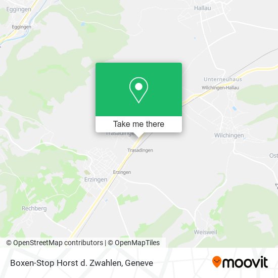 Boxen-Stop Horst d. Zwahlen map