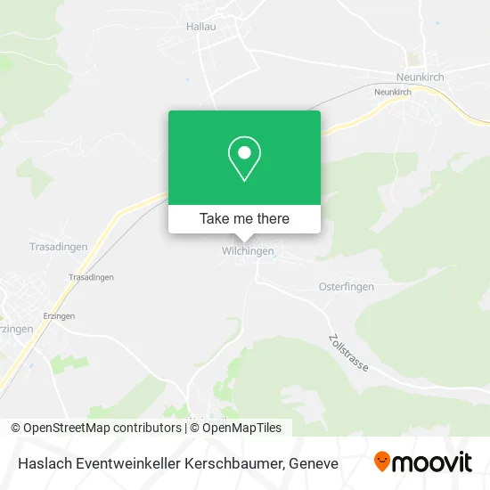 Haslach Eventweinkeller Kerschbaumer map