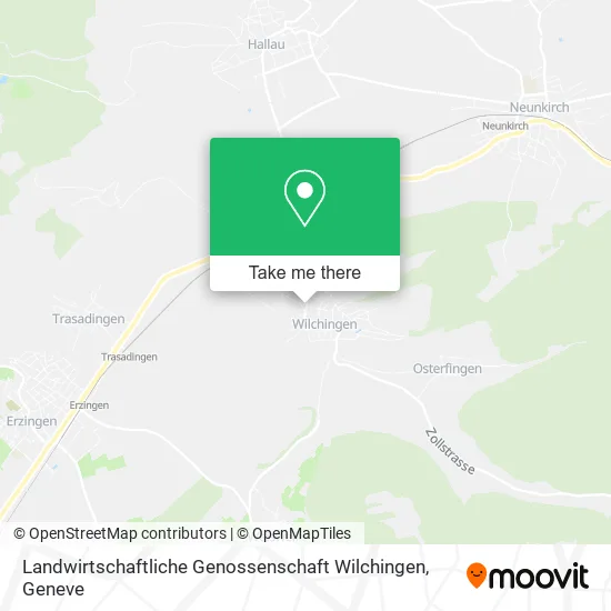 Landwirtschaftliche Genossenschaft Wilchingen map