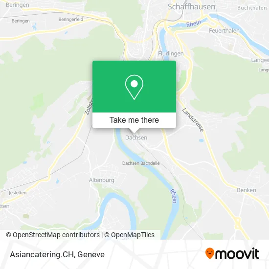 Asiancatering.CH map
