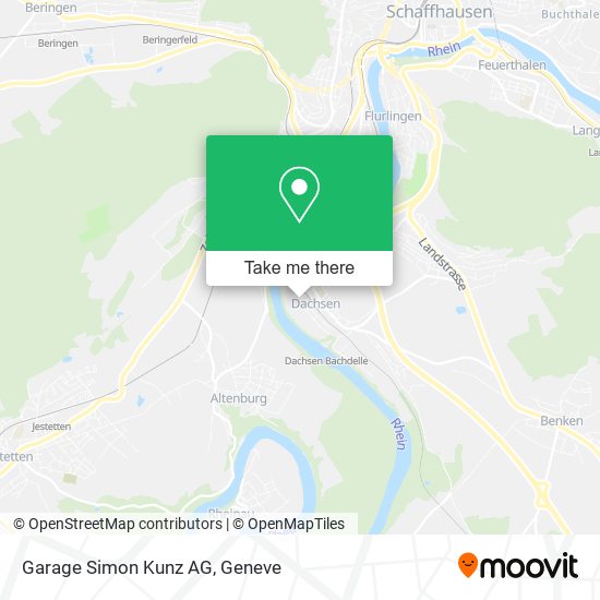 Garage Simon Kunz AG map