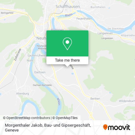 Morgenthaler Jakob, Bau- und Gipsergeschäft map