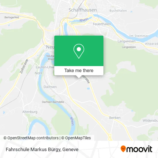 Fahrschule Markus Bürgy map