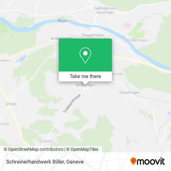 Schreinerhandwerk Biller map