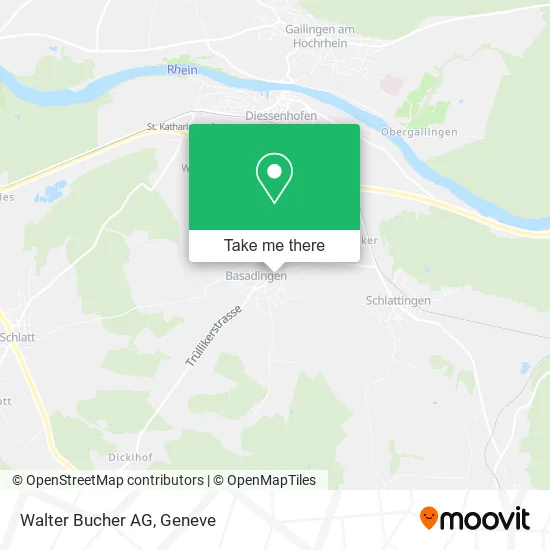 Walter Bucher AG map