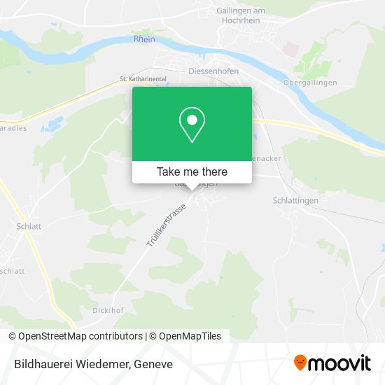Bildhauerei Wiedemer map