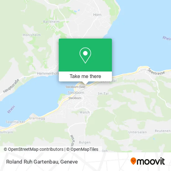 Roland Ruh Gartenbau map