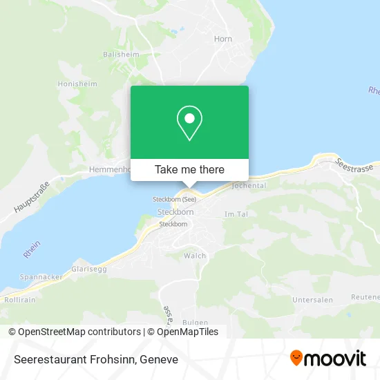 Seerestaurant Frohsinn map