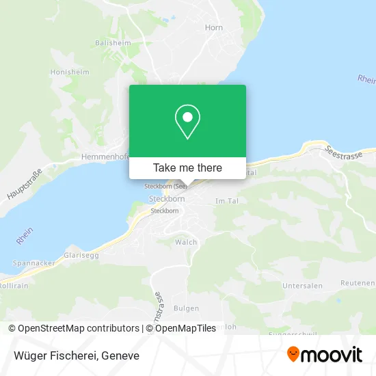 Wüger Fischerei map